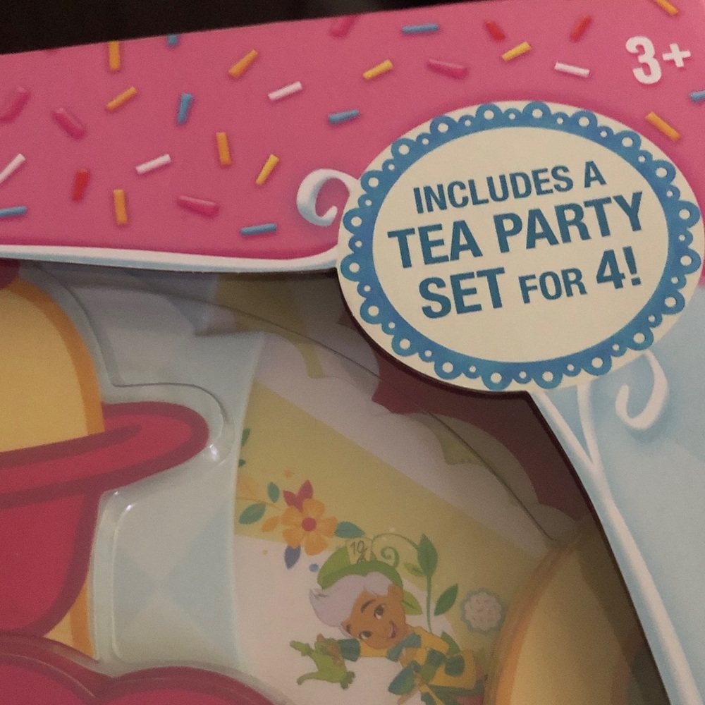 Tea Party Playset with Pink and Yellow Accents - Picture 9 of 10
